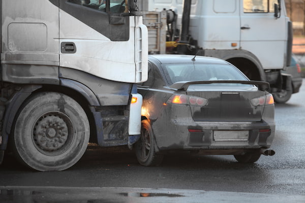 Semi-truck accident